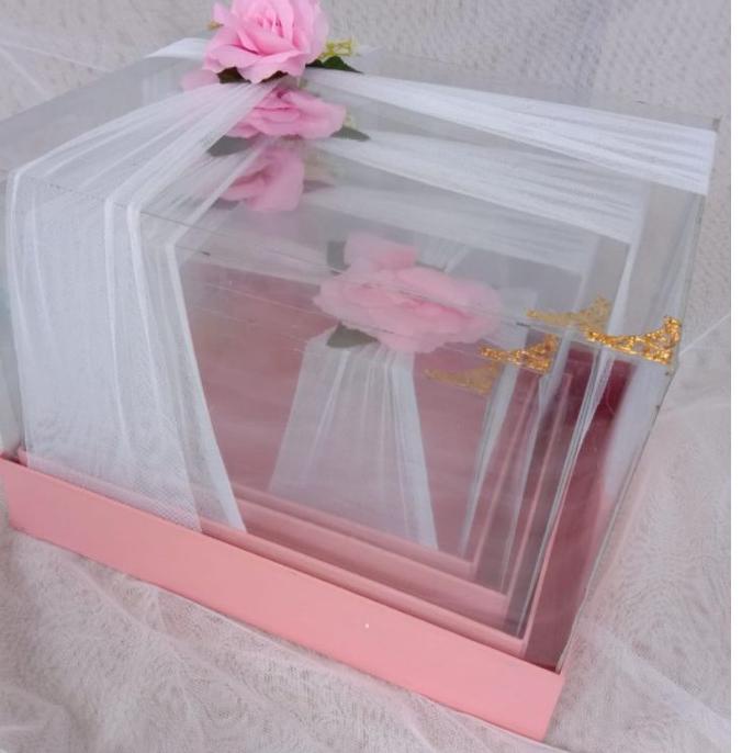 

Tidak Diragukan.. Box hantaran / Box seserahan satu set isi 4 / Box mahar isi 4