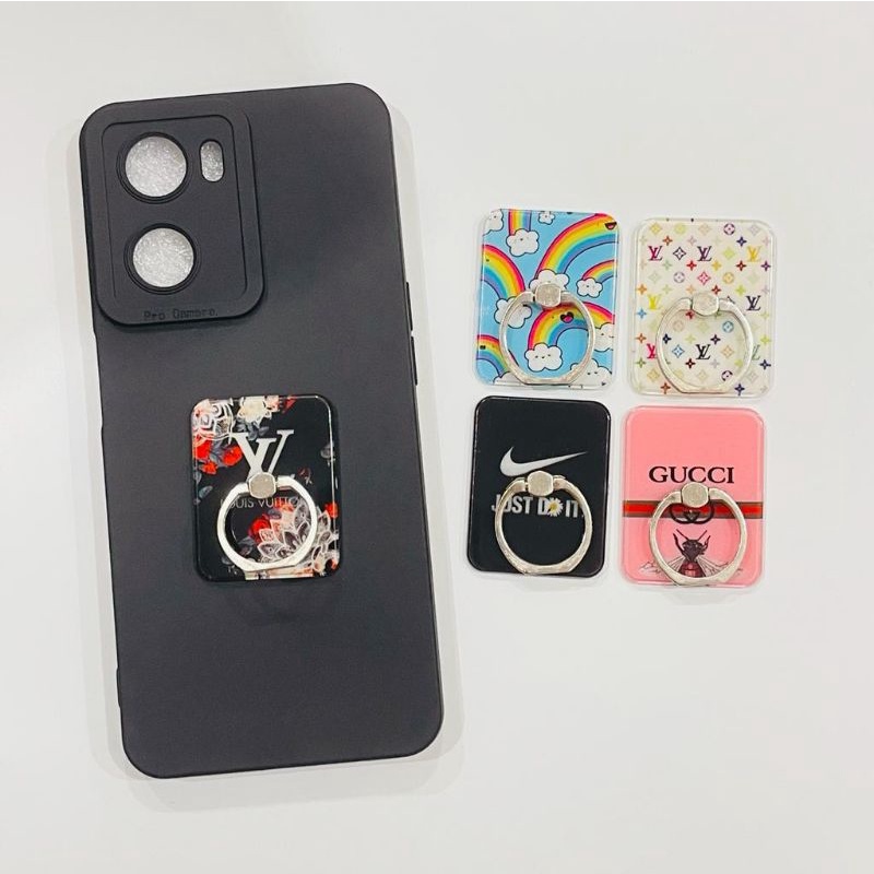 Ring Stand HP Bahan Besi Motif iRing Stand HP dan Tablet Kokoh