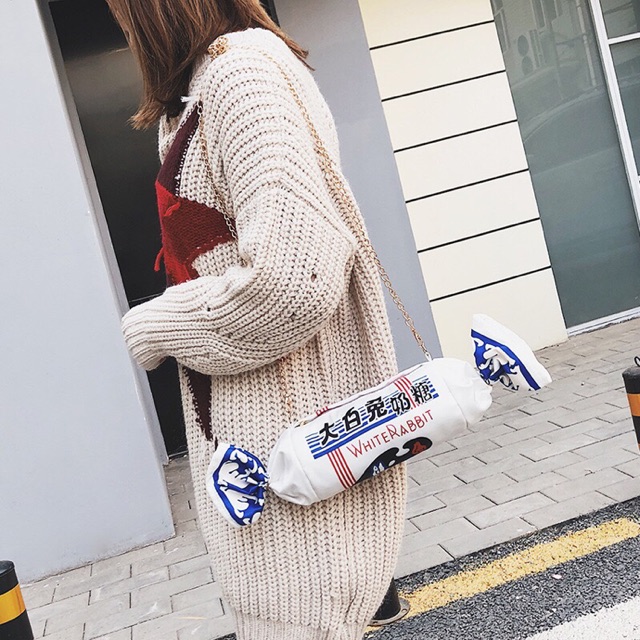 Tas Permen susu White Rabbit TAS SLEMPANG BAHU SHOULDER BAG IMPORT KOREA CHINA BAHAN BAGUS READY COD
