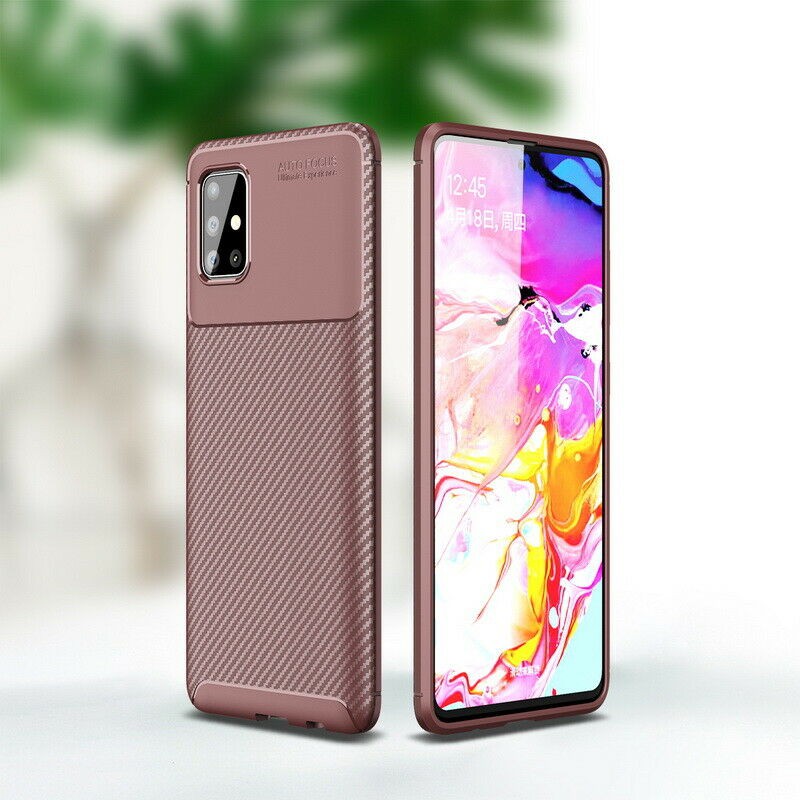 [Premium] Shockproof Carbon Case Samsung A51