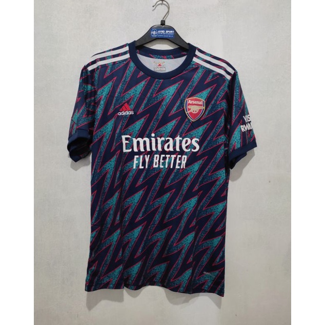 Jersey bola Arsenal 3rd 2021 2022 Jersey Arsenal futsal