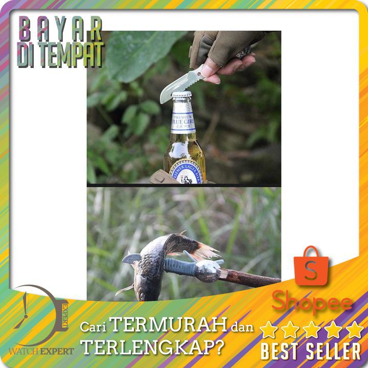 TERMURAH Sendok Pisau Outdoor Camping EDC Tools Petrified Fish LX709