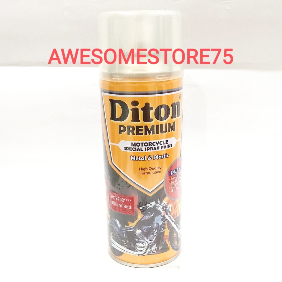 DITON PREMIUM **** HC 9902 BILLIARD RED HARLEY Merah Cat Semprot Pylox Pilox