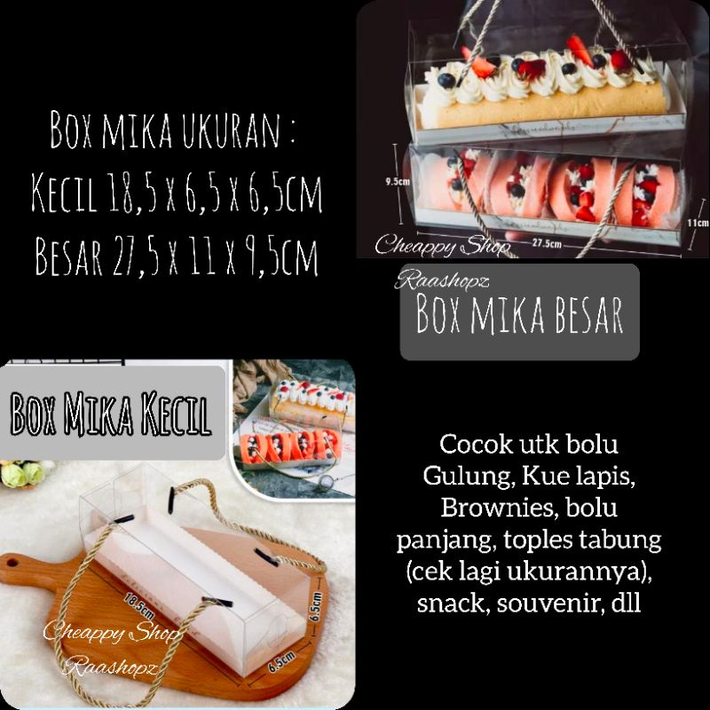 

Premium Box Mika Bolu Gulung Mika Roll Cake Box Bolu Gulung Box Mika Kue aLapis Mika Souvenir Box Mika Exclusive Box Mika Egg Tart Box Mika Pie Buah Box Egg Tart Box Pie Susu Box Natal Mika natal Box Lebaran Box Imlek Box Mooncake Gable Box Egg Tart