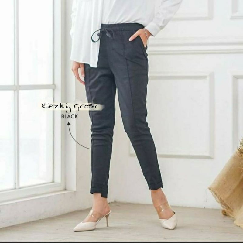 Celana Panjang Chino Chinos Wanita Combbet Premiyum  //celana  bahan kerja wanita//baggy pants cewek//highwaist kantor//celana kantor wanita/celana panjang