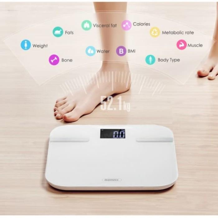 Corpo | Timbangan Berat Badan Digital Body Fat Smart Scale Ori Remax Rt-S1 Kekinian Terlaris