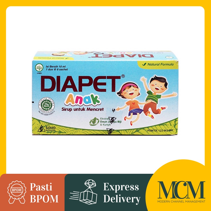 Obat Mencret - Diapet Anak Sirup Untuk Mencret - 6 Sachet