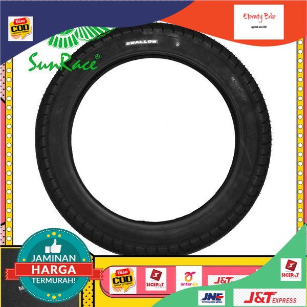 BAN DALAM BAN LUAR SEPEDA ATAU SEPEDA LISTRIK 16 X 2.125