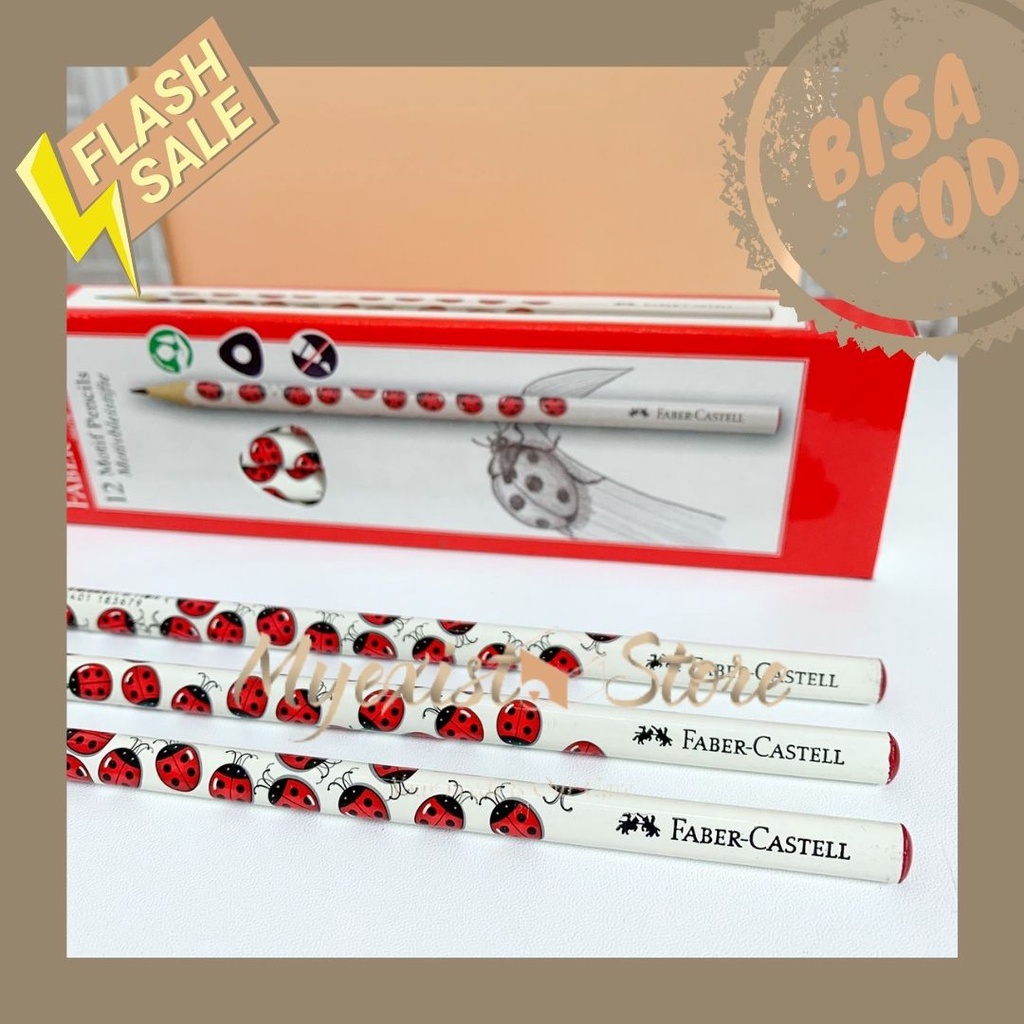 

Pensil kumbang 2b faber castell Faber Castell Pensil Ladybird Series/ Ladybug Pencil Motiv bleistifte Kumbang 2B Berkulitas Murah IVN427
