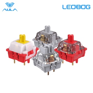 Aula LEOBOG Axis Linear Flexible Switch Hot Swap POM Untuk Keyboard Mekanik