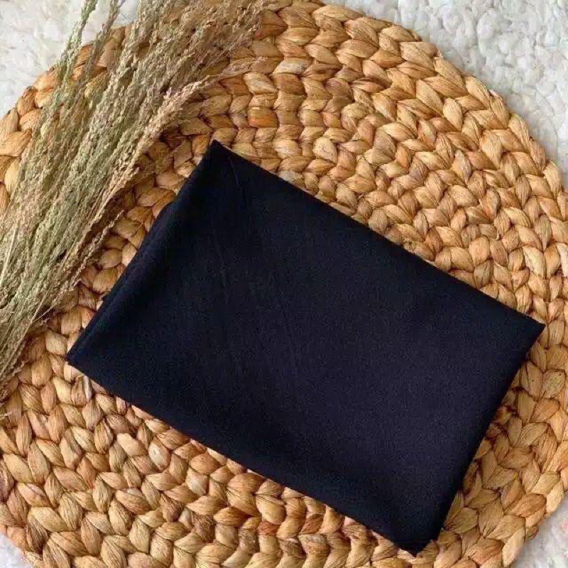 Pashmina tali PED ANTEM , bahan diamond , 170 x 75-Hitam