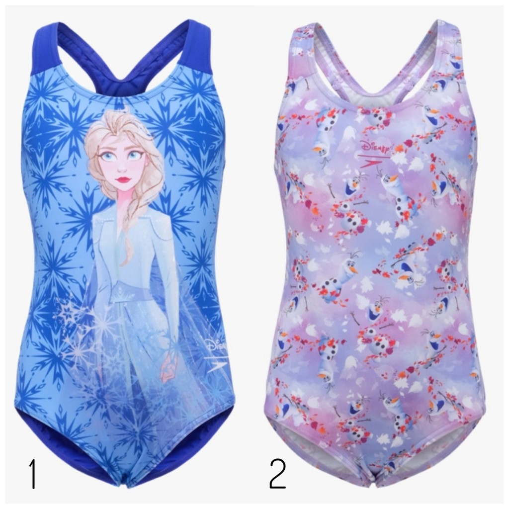 Baju Renang Anak Disney Frozen Elsa Girl Swimsuit Original Speedo Berenang Kids Perempuan