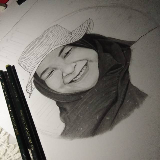 

Sketsa wajah ukuran A4