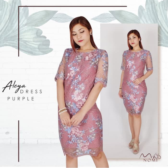 NEW FB DRESS LACE MIDI JUMBO/ DRESS BRUKAT JUMBO BODYCON MINI/ GAUN PESTA WAN