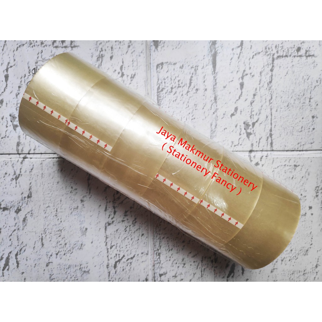 Lakban Daimaru 2 inch 90 yard (Bening &amp; Cokelat)