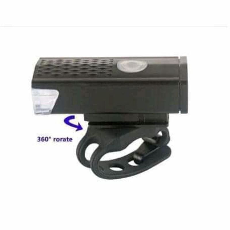 LAMPU DEPAN SEPEDA USB CHARGE LED RECHARGEABLE LED USB SEPEDA LIPAT
