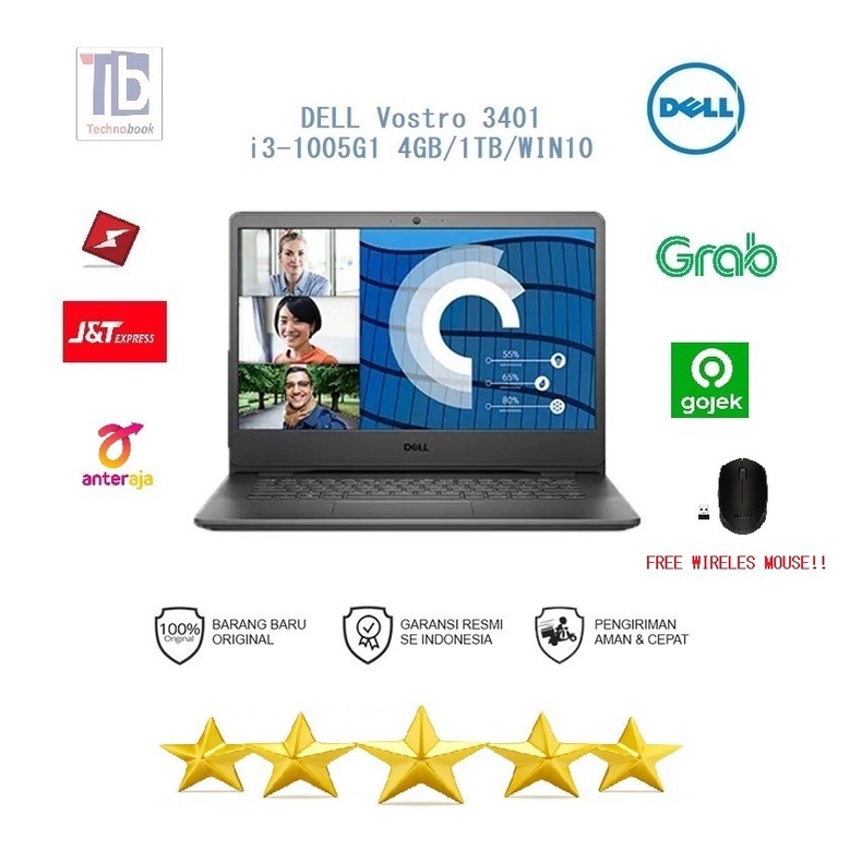 LAPTOP DELL VOSTRO 3401 I3 GEN10