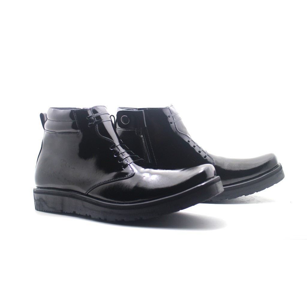 Sepatu PDH - Sepatu dinas - Sepatu Kerja Sole Tebal - Alas Tebal