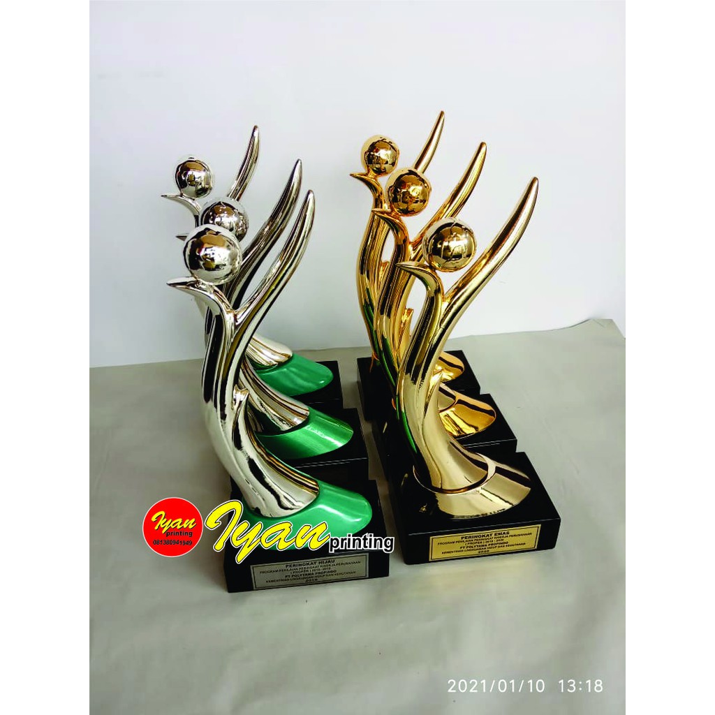 TROPY / PIALA - Logam Custom berbahan Timah - Tropy Proper ( Piala bisa costum sesuai permintaan)