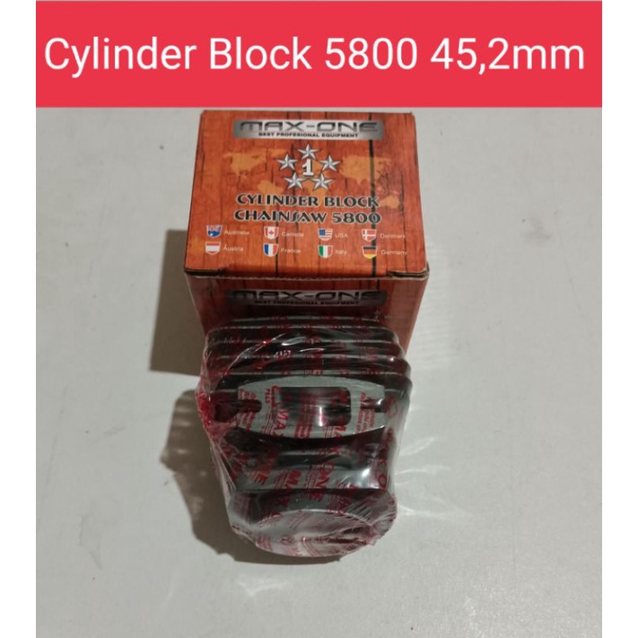 Cylinder block chainsaw 5800 maxone