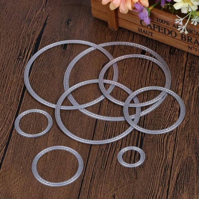 

Favorit] Metal Cutting Dies - 8Pcs Round Dies Max 12Cm For Cards, Scrapbook