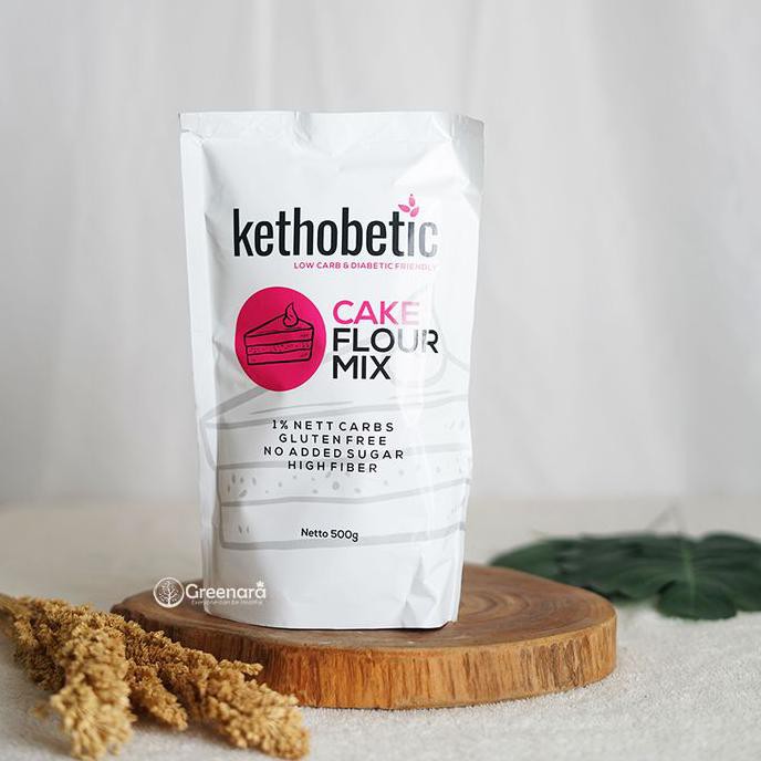 

Kethobetic Cake Flour Mix Tepung Keto Untuk Cake 500 Gram