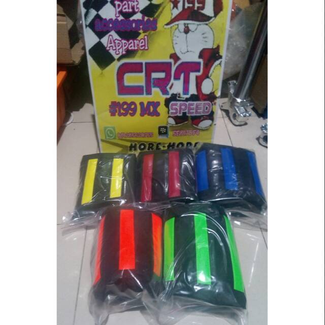 Sarung jok KLX/kulit jok klx motip warna.