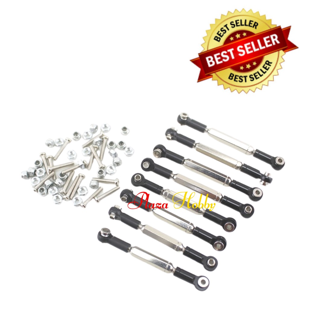 metal pull rod 8pcs WPL rc car WPL B16 C24 MN90 FY002 FY003 JJRC Q60