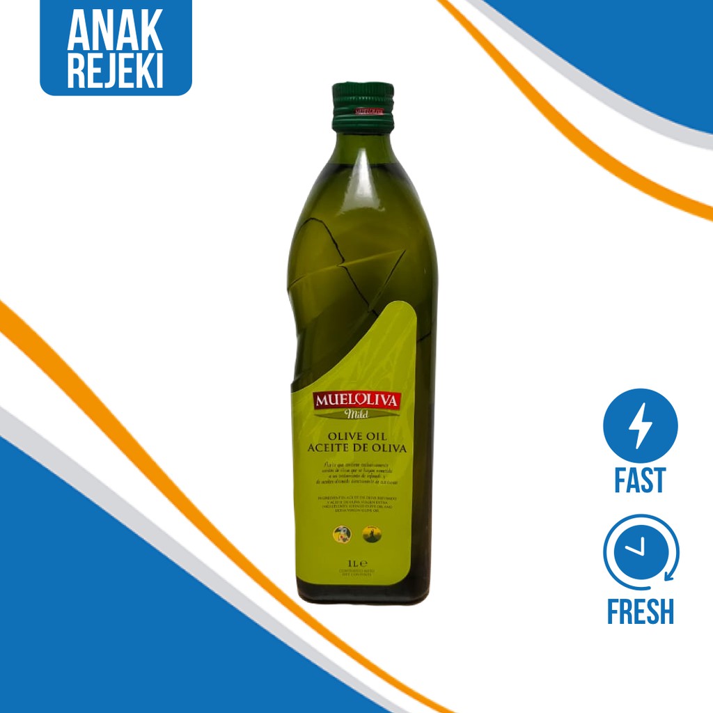 

Mueloliva Pure Olive Oil Minyak Zaitu 1L - Goreng/Masak Premium Spain