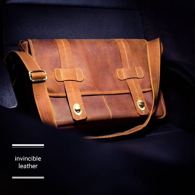 Messenger Bag | Tas Pria Kulit | Tas Slempang Pria Kulit | Tas Laptop Kulit | Tas Slempang Kulit