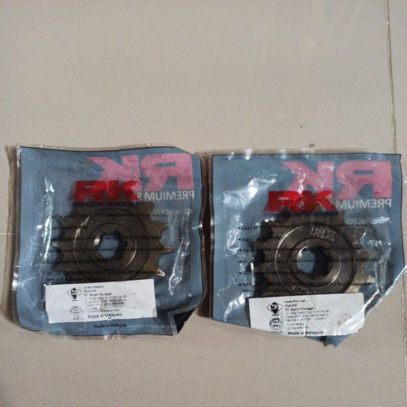 gear depan klx 150 rk japan 428 13 14 15