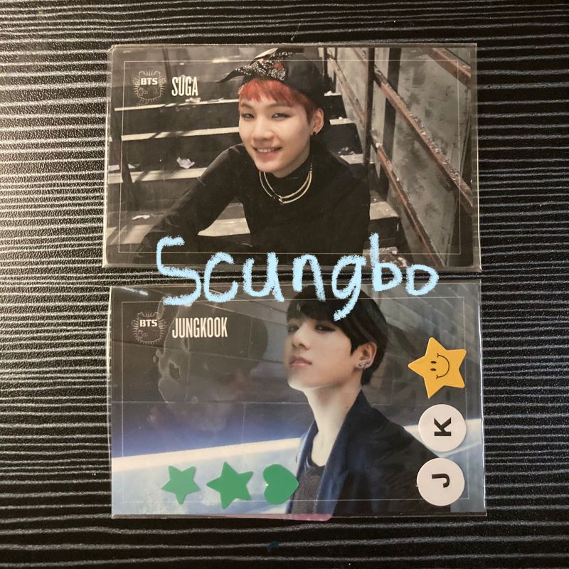 Photocard pc yoongi suga jungkook danger