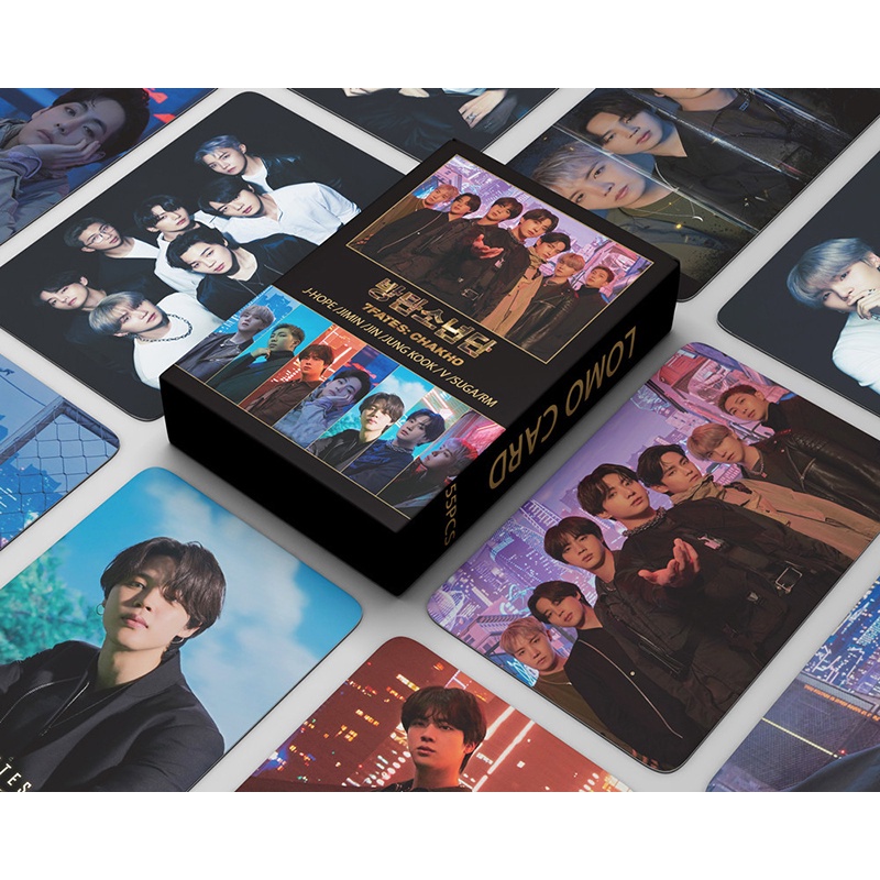 54pcs / box Kartu Lomo Foto Album BTS 7 FATES CHAKHO 2022