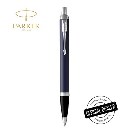 

Pulpen PARKER IM Blue Chrome Trim Ball Point Original Resmi