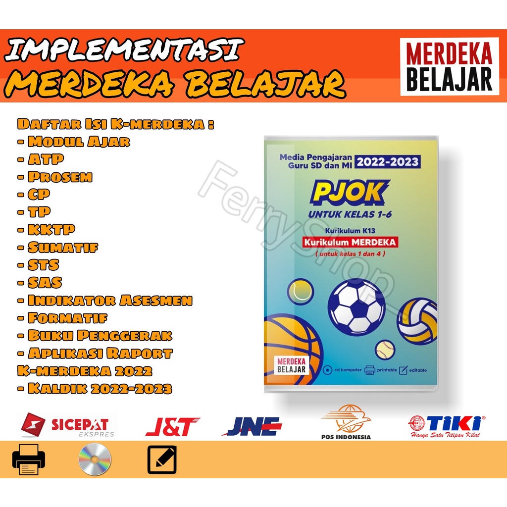 CD RPP MAPEL PJOK KELAS 1-6 SD/MI KURIKULUM MERDEKA REVISI TERBARU