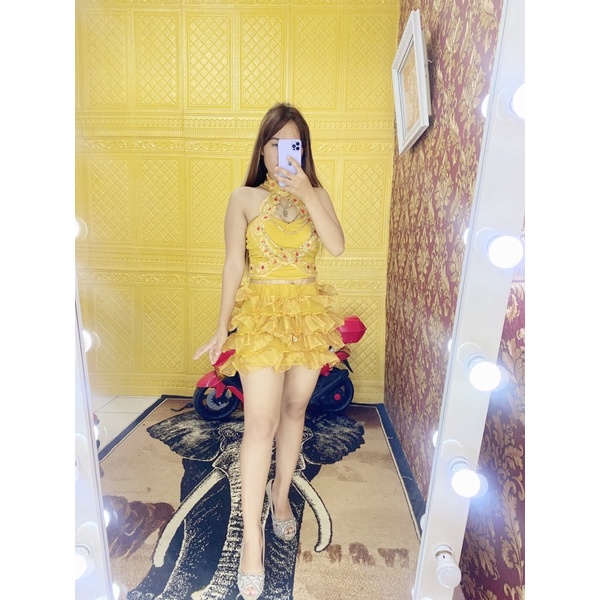 Baju penyanyi setelan Seksi freloved