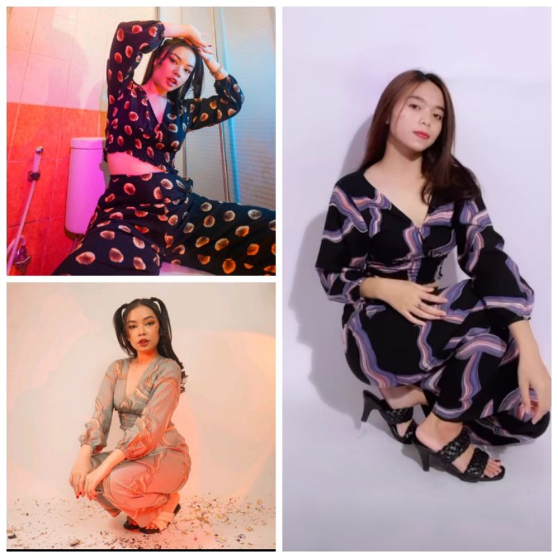 croptop dan crop button by vanesha wear vanesa angel -TOKOBIBI