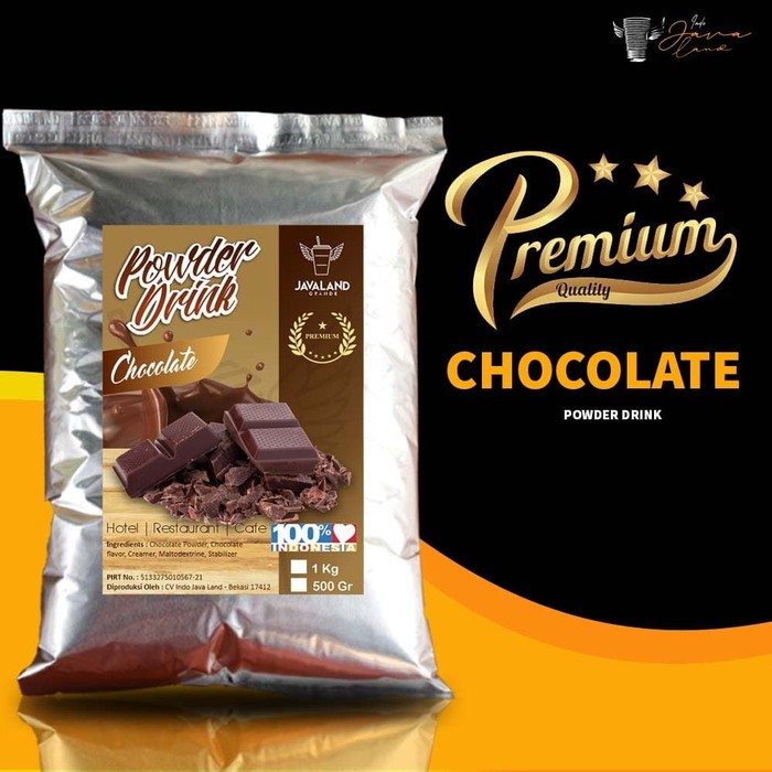 Jual Premium Chocolate Bubuk Minuman Powder Drink Original Javaland 1kg