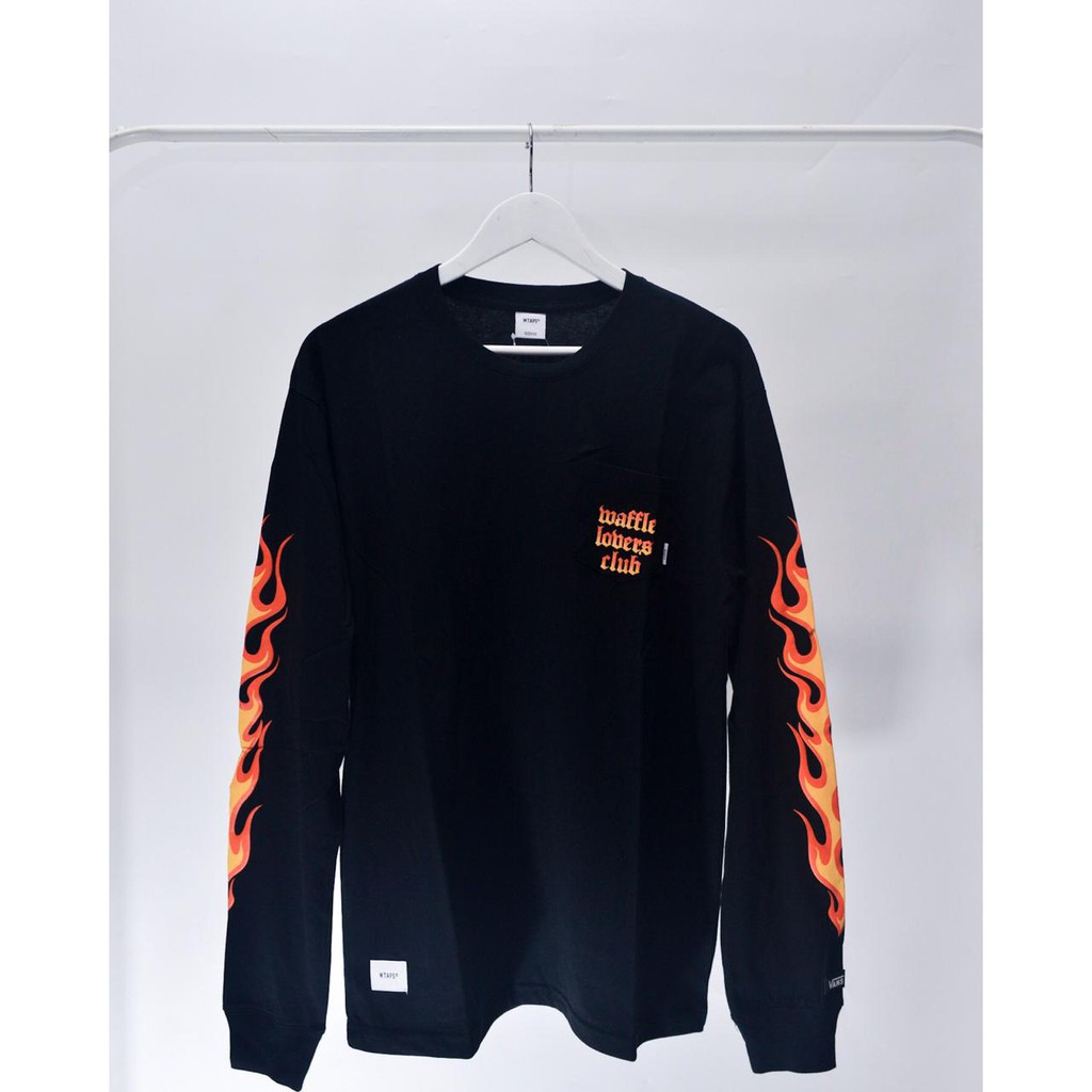 VANS FLAME X WTAPS LONG SLEEVE BLACK