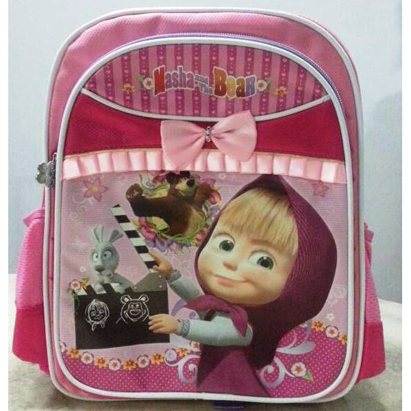 (PROMO) (PROMO) TAS RANSEL ANAK TK MASHA / MARSHA ( LL )