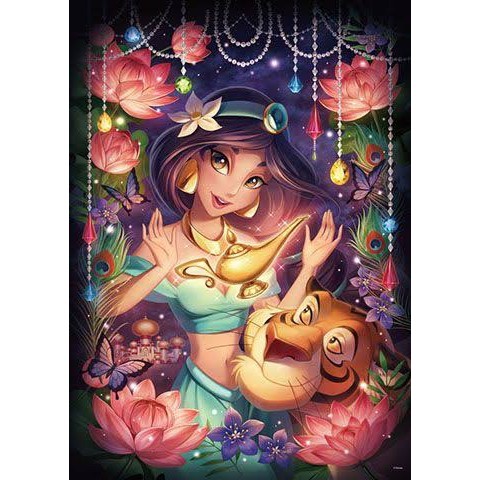 glow in the dark READY STOCK jigsaw puzzle jasmine aladdin tenyo puzzle GLOW collection