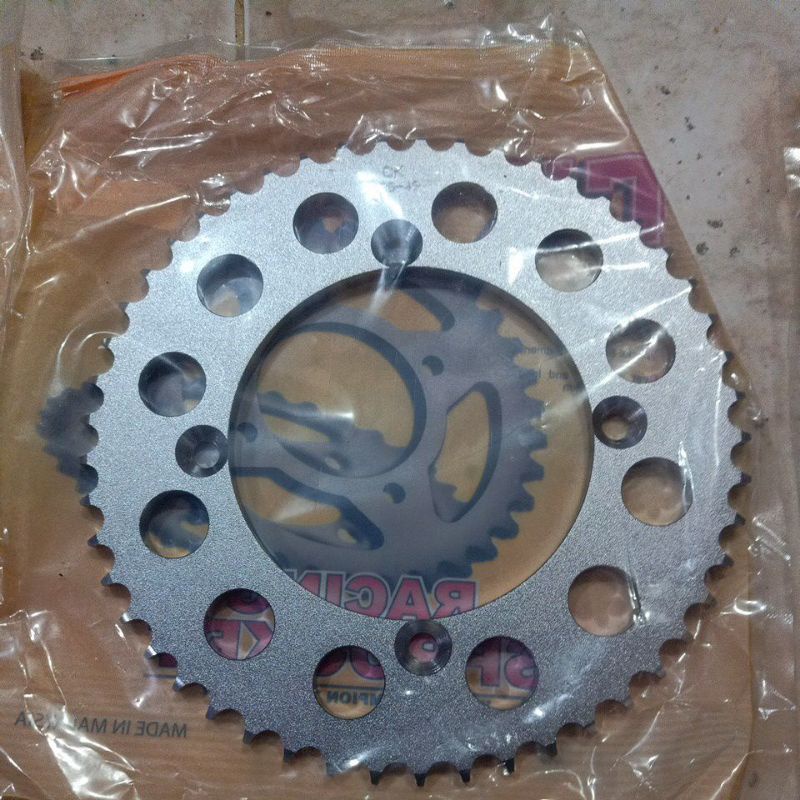 GER GEAR GIR BELAKANG KLX D-TRACKER 428-48T,48T,50T MADE IN MALAYSIA SWEEPPP JUUOOOOZZZZZ CK RACING SPROCKET-1