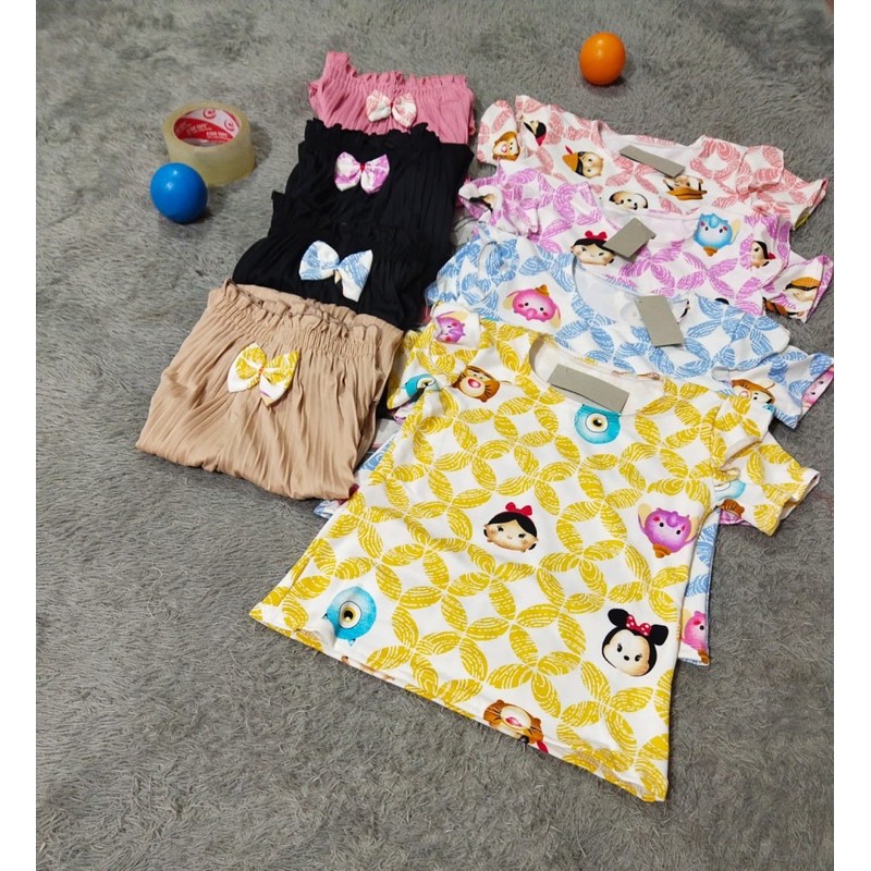 SETELAN ANAK BABYTERY KAOS+CELANA PLISKET