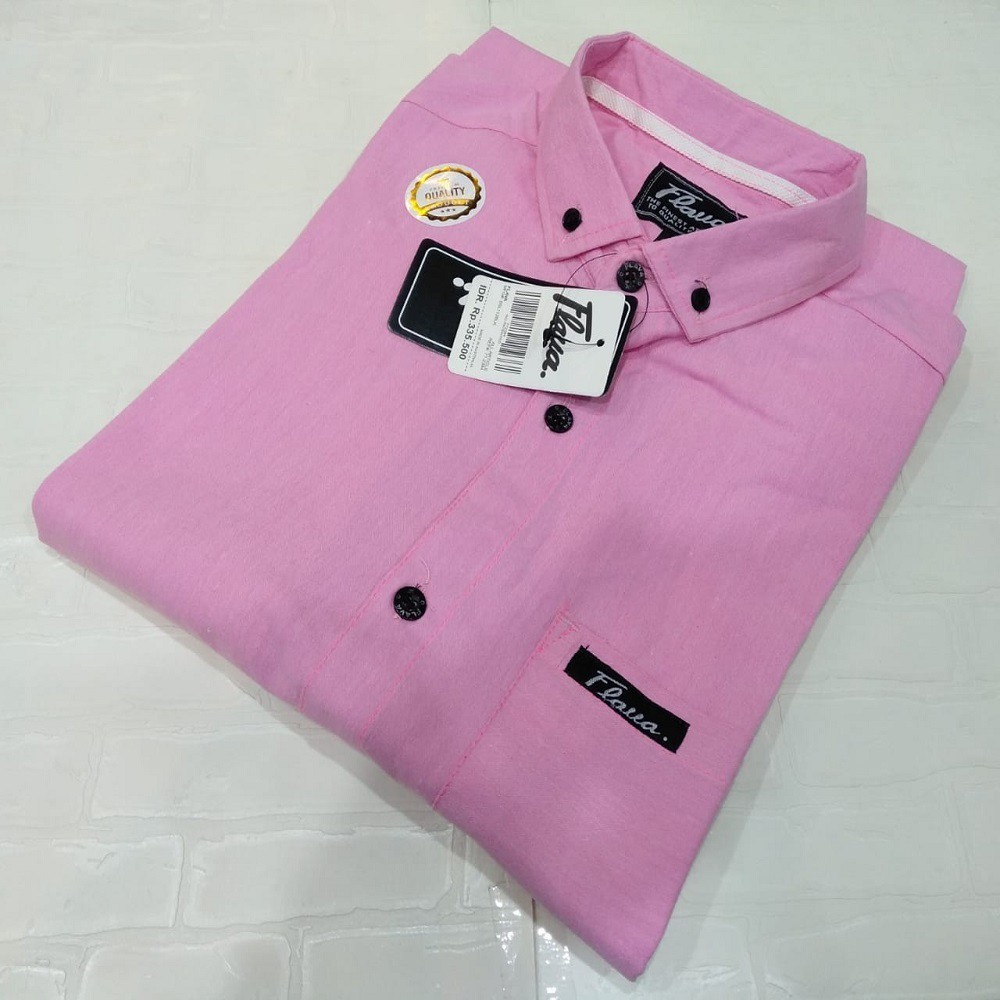 Baju Kemeja Polos Lengan Pendek Varian Warna dan Ukuran Hight Quality Goods