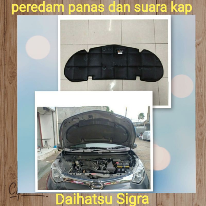 peredam panas dan suara kap mobil daihatsu sigra