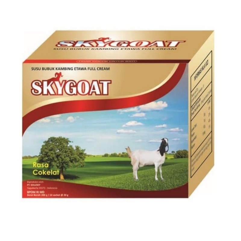

Sky Goat | Minuman Susu Kesehatan | Susu Bubuk Etawa Rasa Coklat Kemasan Sachet