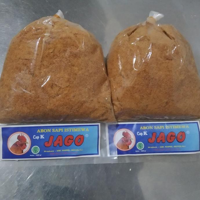 

Abon Sapi Cap Jago 1Kg