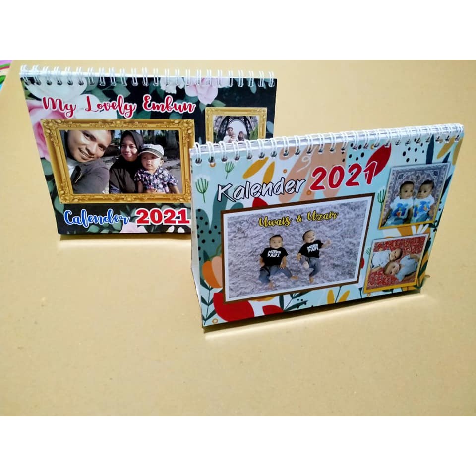 

kalender meja costum