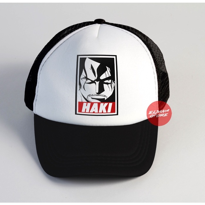 Shanks / One Piece / Topi Jaring Distro / Topi Premium / Topi Sablon / Topi Anime / Topi Trucker / Elcustom