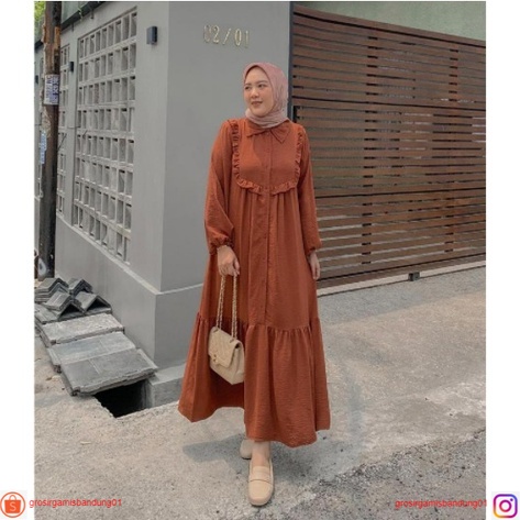 Maria Mini Dress | Dress Kondangan | Baju Wanita | Dress Korean Style | Gamis Muslimah Terbaru | Cas